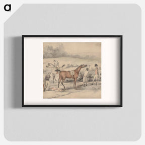 アートポスター-Dosing a Racehorse
 - イェール大学アートギャラリー Poster.