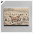 アートパネル-Dosing a Racehorse
 - イェール大学アートギャラリー Canvas.
