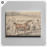 アートパネル-Dosing a Racehorse
 - イェール大学アートギャラリー Canvas.