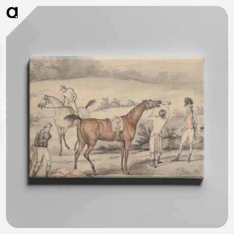 アートパネル-Dosing a Racehorse
 - イェール大学アートギャラリー Canvas.