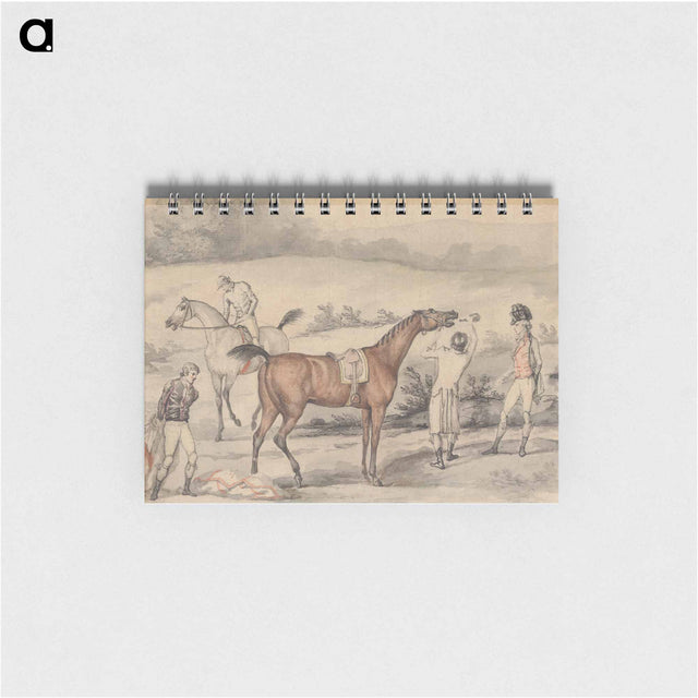 アートメモ帳-Dosing a Racehorse
 - イェール大学アートギャラリー Memo.