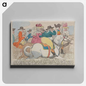 アートパネル-Hyde-Park; - Sunday, - or - Both Hemispheres of the World in a Sweat
 - イェール大学アートギャラリー Canvas.