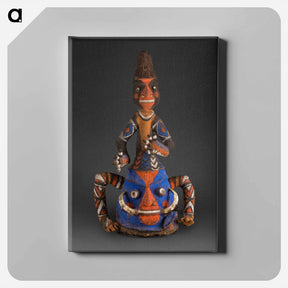 アートパネル-Helmet Mask temes mbalmbal
 - セントルイス美術館 Canvas.