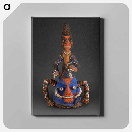 アートパネル-Helmet Mask temes mbalmbal
 - セントルイス美術館 Canvas.