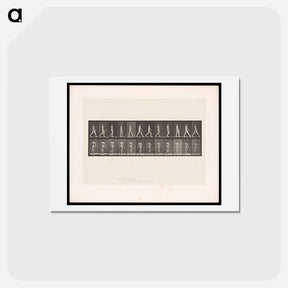 アートポストカード-Naked Man Walking
 - エドワード マイブリッジ Postcard.