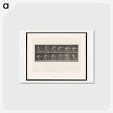 アートポストカード-Striking Man
 - エドワード マイブリッジ Postcard.