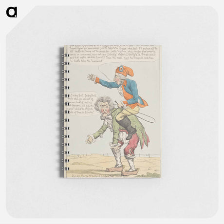 アートメモ帳-A Member of the Riding House at Paris, Delivering an Harangue from the Shoulders of a French Citizen
 - イェール大学アートギャラリー Memo.