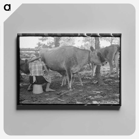 アートパネル-Combine, East Grand Forks, Minnesota
 - ラッセル リー Canvas.
