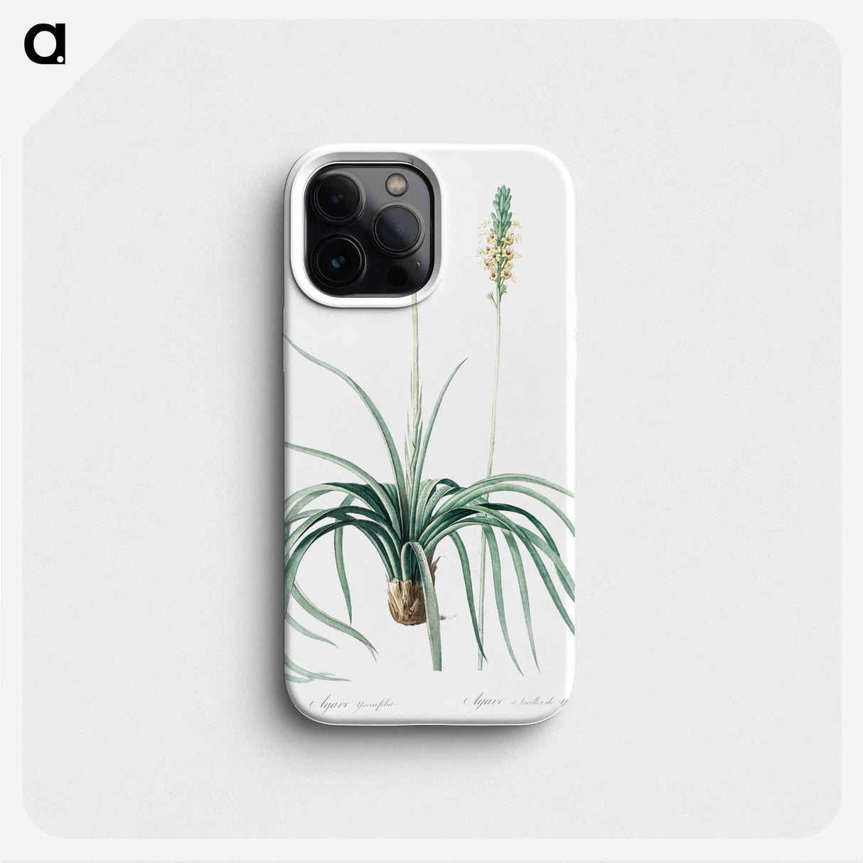 Agave yuccaefolia illustration from Les liliacées - ピエール ジョゼフ ルドゥーテ Phone Case.