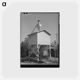 アートポストカード-Wagon at the Feed Mill
 - ラッセル リー Postcard.