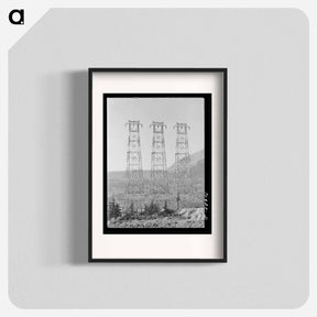 アートポスター-Crossing Towers and the Columbia River
 - ラッセル リー Poster.