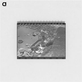 アートメモ帳-Crossing Towers and the Columbia River
 - ラッセル リー Memo.