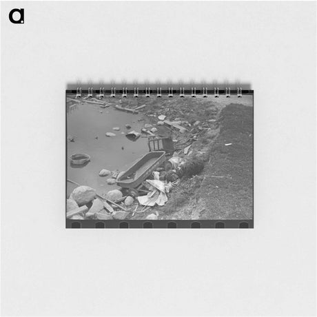 アートメモ帳-Crossing Towers and the Columbia River
 - ラッセル リー Memo.