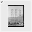アートポストカード-Crossing Towers and the Columbia River
 - ラッセル リー Postcard.