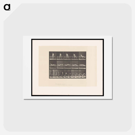 アートポストカード-Man on a Bed
 - エドワード マイブリッジ Postcard.