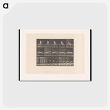アートポストカード-Man on a Bed
 - エドワード マイブリッジ Postcard.