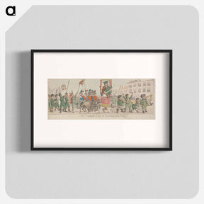 アートポスター-The Triumphal Entry of Suwarrow into Paris!!
 - イェール大学アートギャラリー Poster.