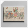 アートパネル-The Triumphal Entry of Suwarrow into Paris!!
 - イェール大学アートギャラリー Canvas.