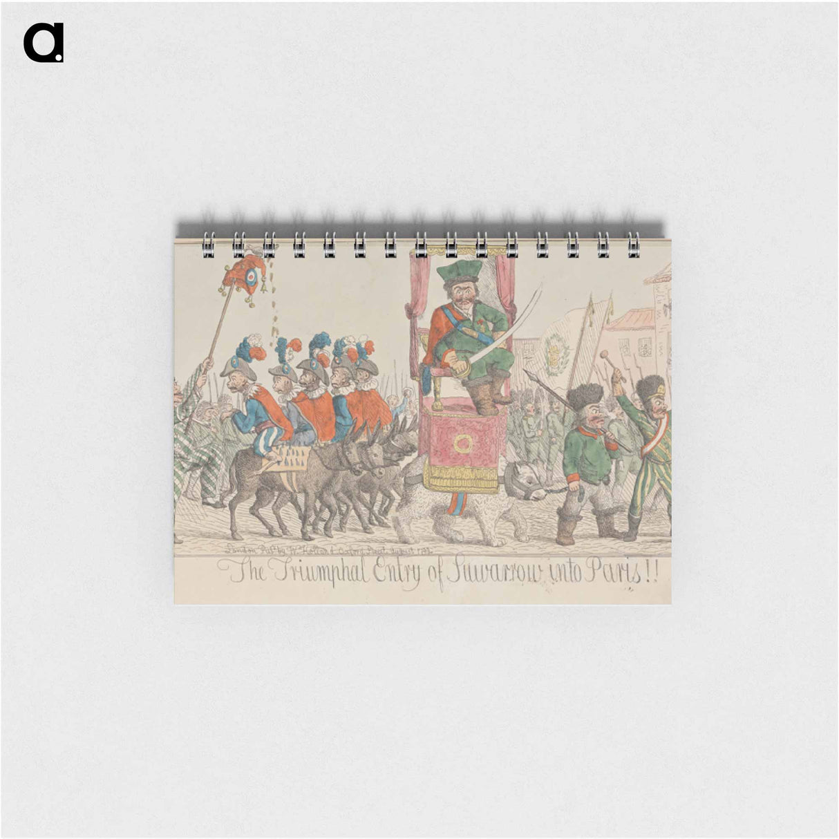 アートメモ帳-The Triumphal Entry of Suwarrow into Paris!!
 - イェール大学アートギャラリー Memo.