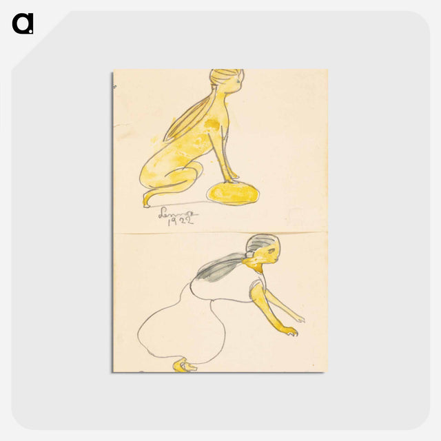 アートポストカード-Two Figures–Sphinx
 - バーンズ・コレクション Postcard.
