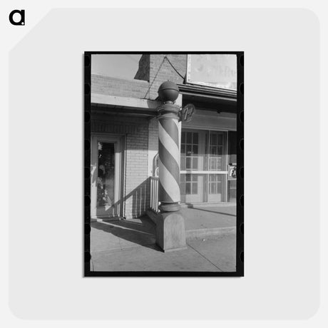 アートポストカード-Barber Pole, Muskogee
 - ラッセル リー Postcard.