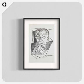 アートポスター-Self-Portrait, plate 1 from the portfolio “Hell”
 - セントルイス美術館 Poster.