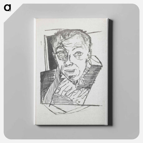 アートパネル-Self-Portrait, plate 1 from the portfolio “Hell”
 - セントルイス美術館 Canvas.