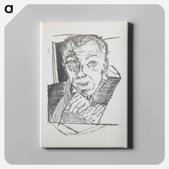 アートパネル-Self-Portrait, plate 1 from the portfolio “Hell”
 - セントルイス美術館 Canvas.