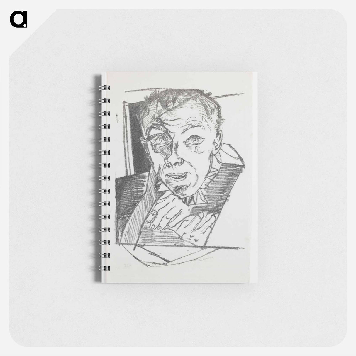 アートメモ帳-Self-Portrait, plate 1 from the portfolio “Hell”
 - セントルイス美術館 Memo.
