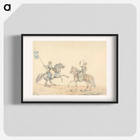 アートポスター-Two Turkish Cavalrymen
 - イェール大学アートギャラリー Poster.