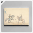 アートパネル-Two Turkish Cavalrymen
 - イェール大学アートギャラリー Canvas.