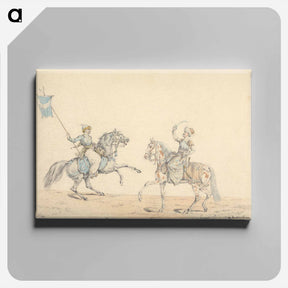 アートパネル-Two Turkish Cavalrymen
 - イェール大学アートギャラリー Canvas.