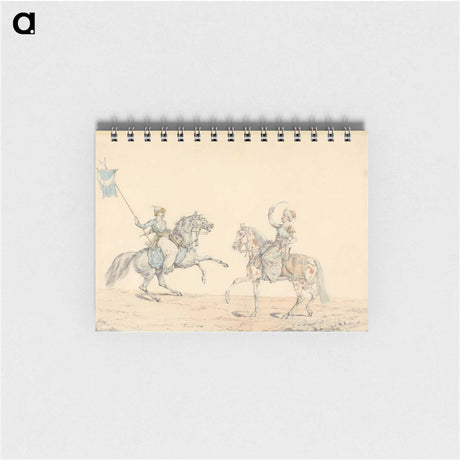 アートメモ帳-Two Turkish Cavalrymen
 - イェール大学アートギャラリー Memo.