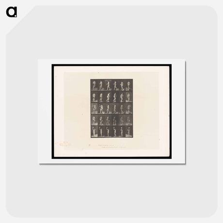 アートポストカード-Woman Descending
 - エドワード マイブリッジ Postcard.