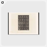アートポストカード-Woman Descending
 - エドワード マイブリッジ Postcard.