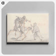 アートパネル-Scraps, no. 32: Two Mamelukes Talking, One Mounted
 - イェール大学アートギャラリー Canvas.
