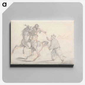 アートパネル-Scraps, no. 32: Two Mamelukes Talking, One Mounted
 - イェール大学アートギャラリー Canvas.