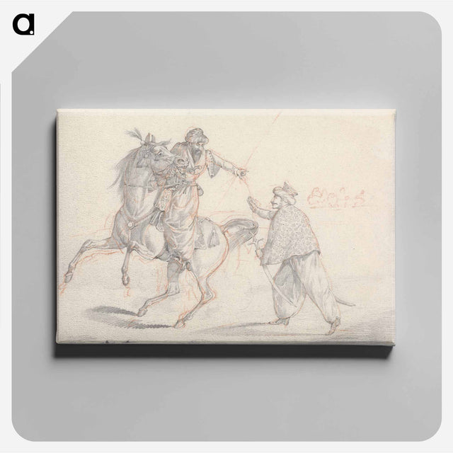 アートパネル-Scraps, no. 32: Two Mamelukes Talking, One Mounted
 - イェール大学アートギャラリー Canvas.