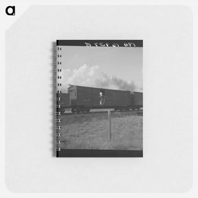 アートメモ帳-Boy riding freight. West Texas. - ドロテア ラング Memo.