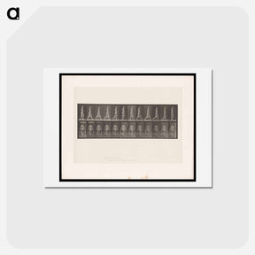 アートポストカード-Naked Man Walking
 - エドワード マイブリッジ Postcard.