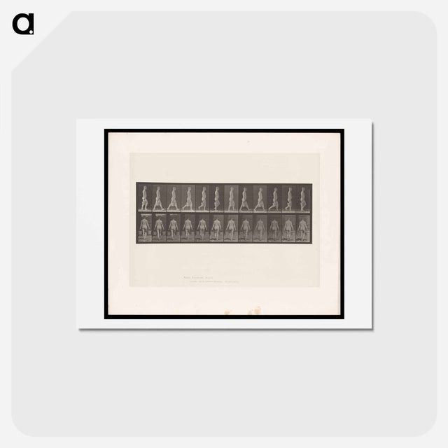 アートポストカード-Naked Man Walking
 - エドワード マイブリッジ Postcard.