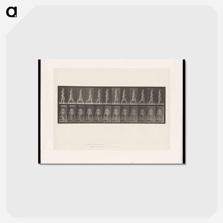 アートポストカード-Naked Man Walking
 - エドワード マイブリッジ Postcard.