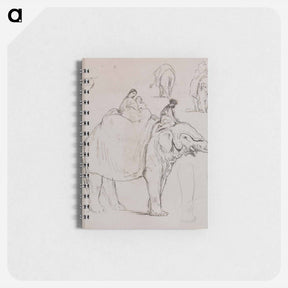 アートメモ帳-Figures on an Elephant and Other Elephant Studies
 - イェール大学アートギャラリー Memo.