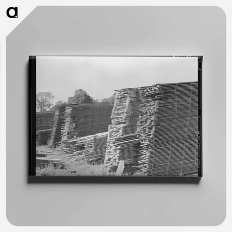 アートパネル-Barn Erection
 - ラッセル リー Canvas.