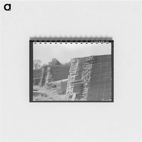 アートメモ帳-Barn Erection
 - ラッセル リー Memo.