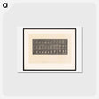 アートポストカード-Woman with Basket
 - エドワード マイブリッジ Postcard.