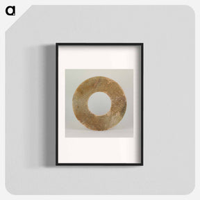 アートポスター-Ritual Disk with Spiral Decoration
 - セントルイス美術館 Poster.
