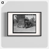 A sharecropper's car near Hartwell, Georgia - Dorothea Lange Poster.