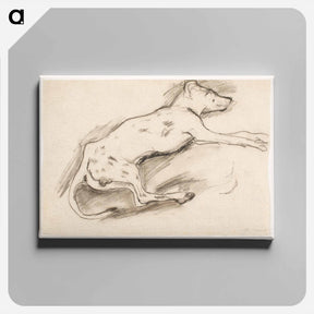 アートパネル-Dog with Black Spots
 - セントルイス美術館 Canvas.