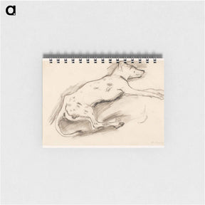 アートメモ帳-Dog with Black Spots
 - セントルイス美術館 Memo.